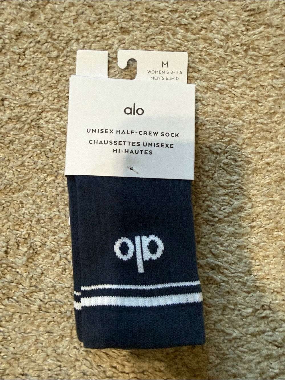 Alo navy socks